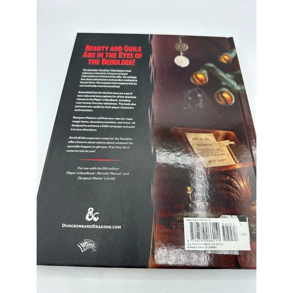 D&D 5e Xanathar's Guide to Everything Hardcover Wizards of the Coast 2017